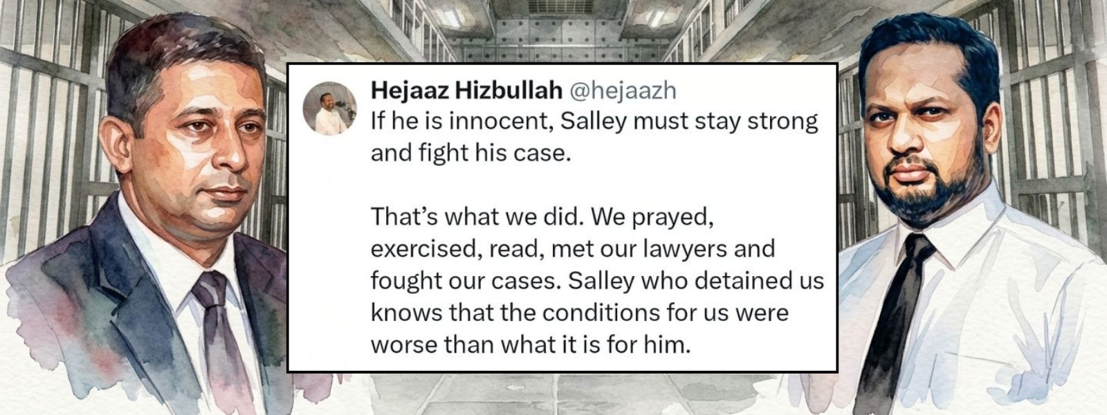 Ex-PTA Detainee Hejaaz's Message to Suresh Salley